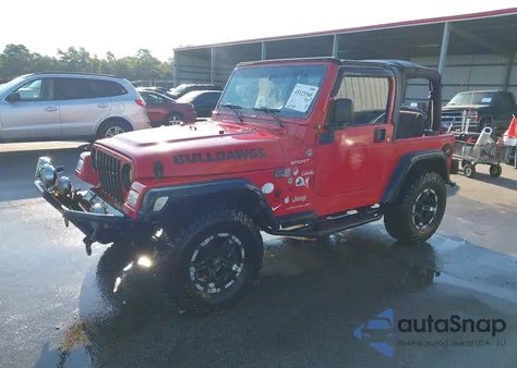 2005 Jeep Wrangler Sport из США, поврежденный, VIN 1J4FA49S55P313606